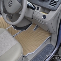 Автомобильные коврики EVA на Toyota Noah-Voxy II пр.руль (2007-2015) 2 ряд - с проходом