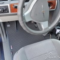 Автомобильные коврики EVA на Chrysler Grand Voyager V (2008->) 2 ряд: кресла 1+1 не убираются в пол