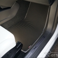 Коврики текстильные на Tesla Model X 6 мест 3 ряда (2015->) 