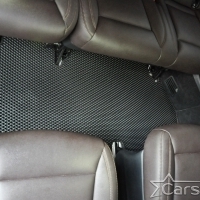 Коврики текстильные на Mercedez-Benz V-klasse II W447 (2 ряд - 2 места с проходом) (2014->)