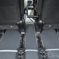 Двухслойные коврики EVA на Toyota Vellfire I пр.руль (2008-2014) 2 ряд - 2 места