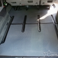 Двухслойные коврики EVA на Mercedez-Benz Vito II W639 без столика (2003-2014)