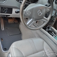 Двухслойные коврики EVA на Mercedes-Benz GL-klasse I X164 3 ряда (2006-2012)