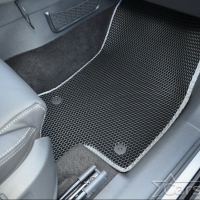 Двухслойные коврики EVA на Skoda Kodiaq I 3 ряда (2016->)