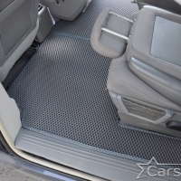 Автомобильные коврики EVA на Chrysler Grand Voyager V (2008->) 2 ряд: кресла 2+1 без прохода