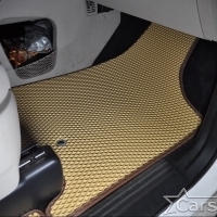 Автомобильные коврики EVA на Chrysler Town & Country V (2007->) 2 ряд: кресла 2+1 без прохода