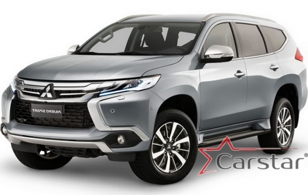 Двухслойные коврики EVA для Mitsubishi Pajero Sport III (2015->)