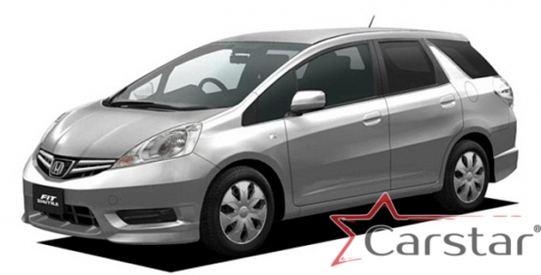 Текстильные коврики для Honda Fit II Shuttle пр.руль (2007-2014)