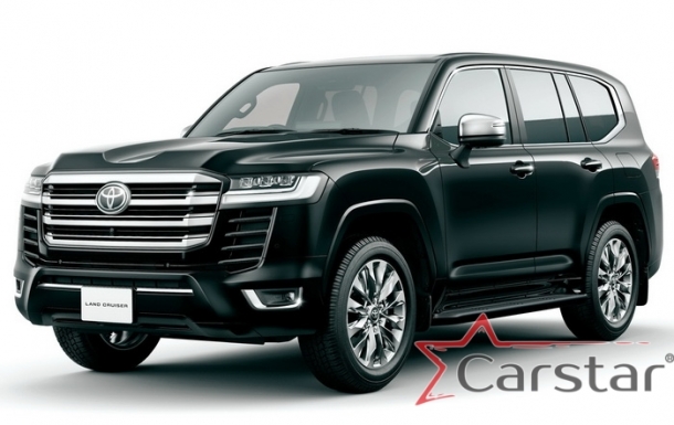 Автомобильные коврики EVA для Toyota Land Cruiser 300 (2021->) 