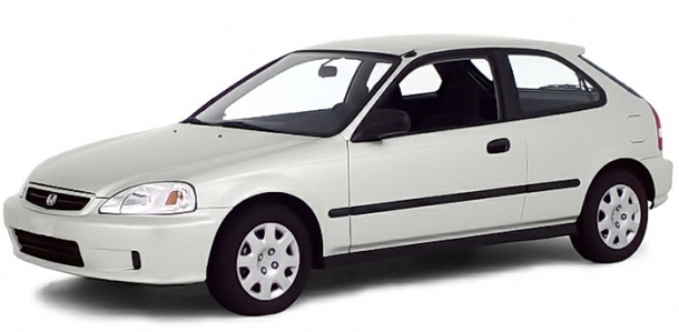 Текстильные коврики для Honda Civic VI 3D (1995-2001)