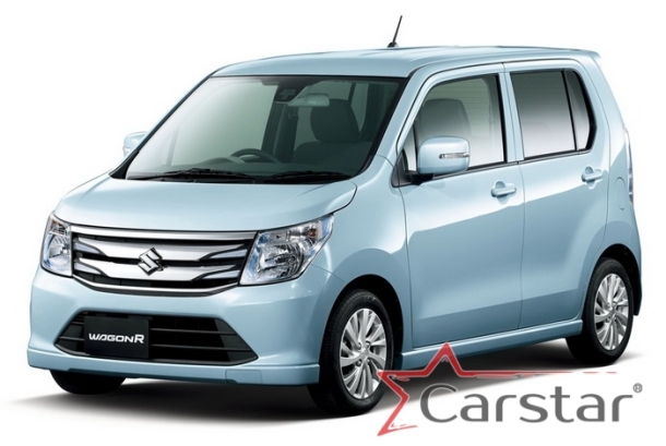 Текстильные коврики для Suzuki Wagon R пр.руль V (2012-2017) 