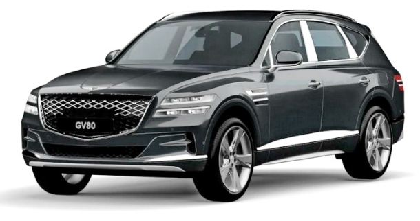 Автомобильные коврики EVA для Genesis GV80 (2020->)