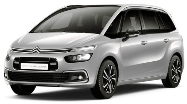 Двухслойные коврики EVA для Citroen C4 SpaceTourer 3ряда (2018-2022)