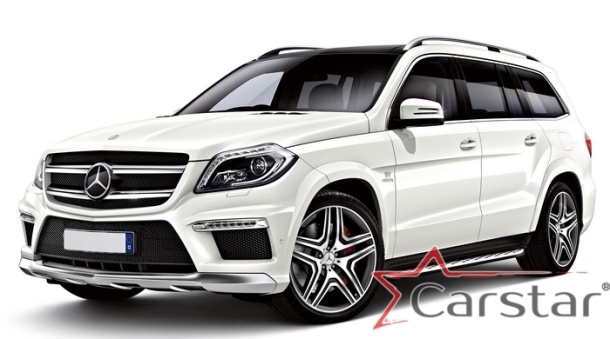 Автомобильные коврики EVA 3D для Mercedes-Benz GL-klasse II X166 (2012-2015)