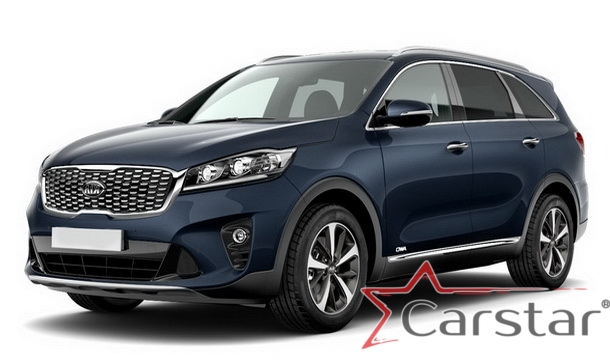 Автомобильные коврики EVA 3D для Kia Sorento III Prime 3 ряда (2014-2020)