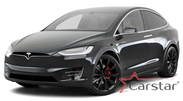 Автомобильные коврики EVA 3D для Tesla Model X 7 мест (2015->) 