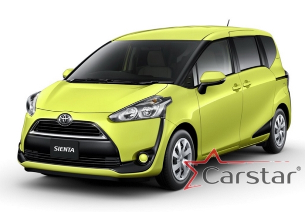 Автомобильные коврики EVA 3D для Toyota Sienta II пр.руль (2015->)
