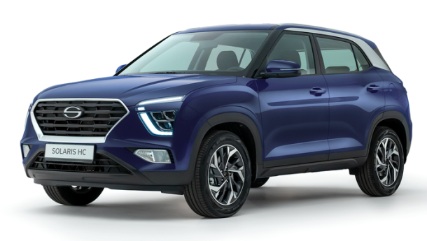 Автомобильные коврики EVA 3D для Solaris HC (2022->) 